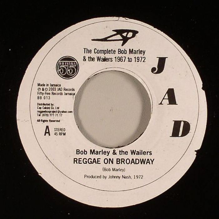 MARLEY, Bob & THE WAILERS - Reggae On Broadway/Oh Lord I've Got To Get There