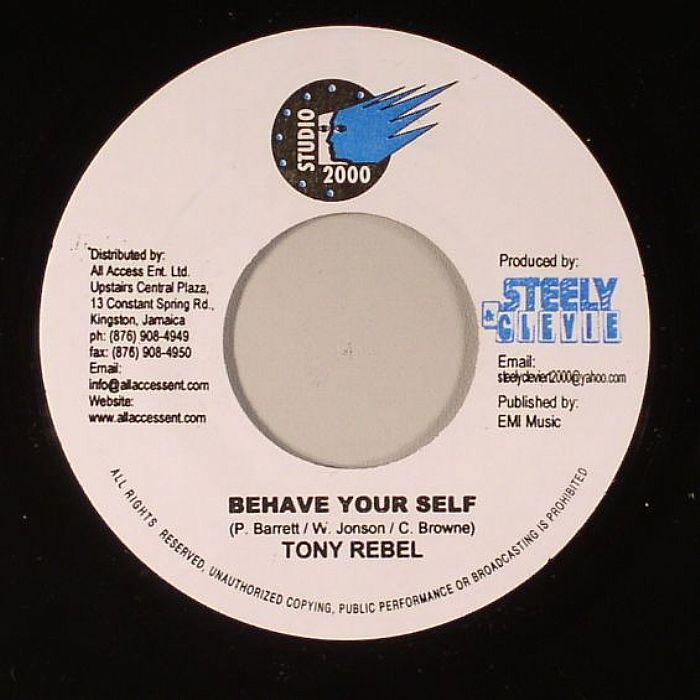 REBEL, Tony/QUEEN IFRICA - Behave Your Self (Twice Again Riddim)