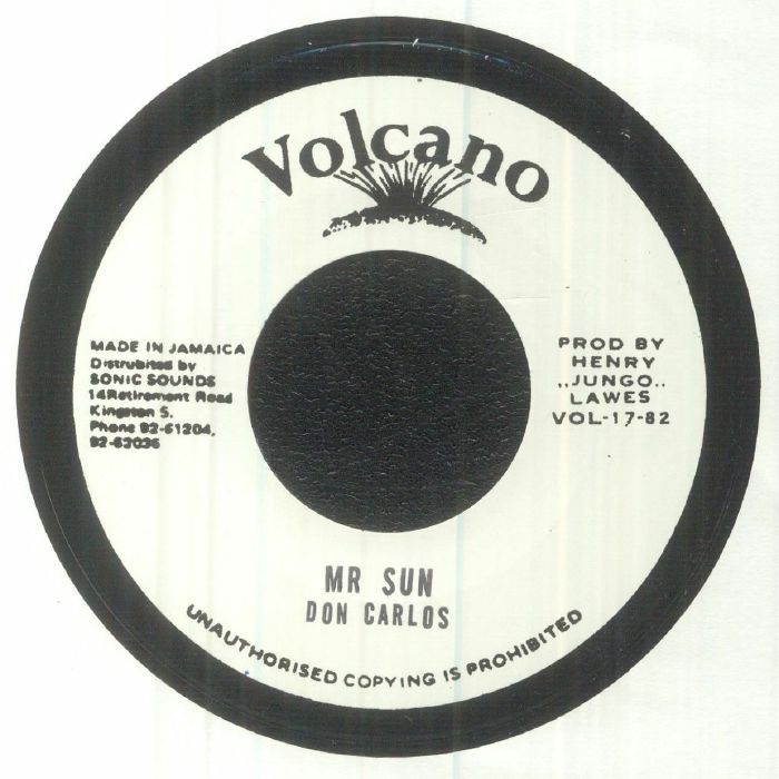 CARLOS, Don/ROOTS RADICS BAND - Mr Sun (Easy Take It Easy Riddim)