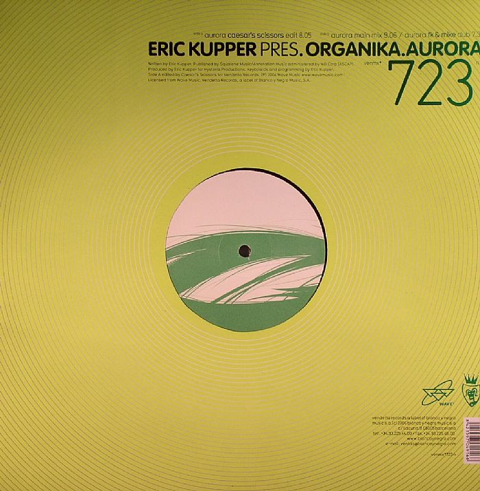 KUPPER, Eric presents ORGANIKA - Aurora