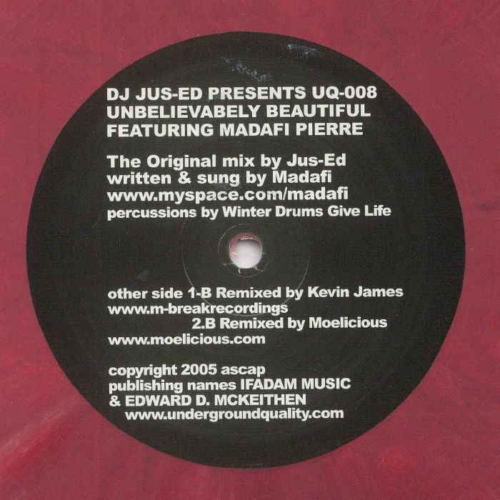 DJ JUS ED feat MADIFI PIERRE - Unbelievabely Beautiful