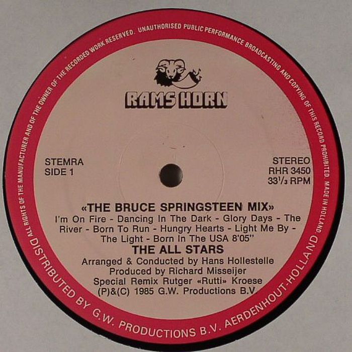 ALL STARS, The - The Bruce Springsteen Mix
