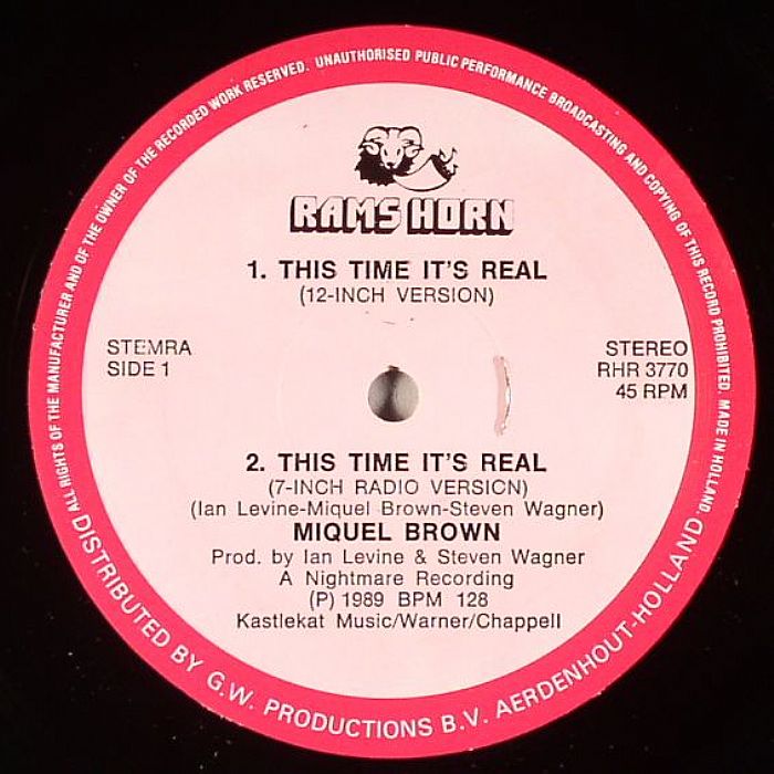 BROWN, Miquel - This Time It's Real