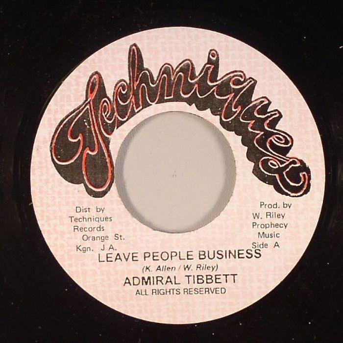 ADMIRAL TIBET - Leave People Business (Things & Time Riddim)