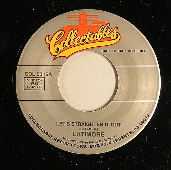 LATIMORE/TIMMY THOMAS - Let's Straighten It Out