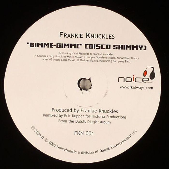 FRANKIE KNUCKLES feat NICKI RICHARDS - Gimme-Gimme (Disco Shimmy)