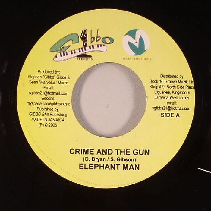 ELEPHANT MAN/ZIGGI - Crime & The Gun (Wash Belly Riddim)