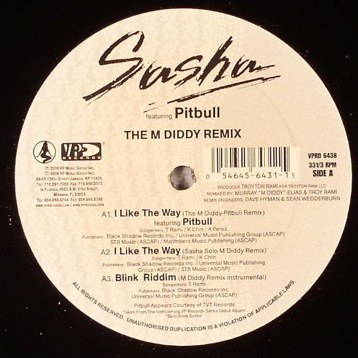 SASHA feat PITBULL - I Like The Way (Blink Riddim)