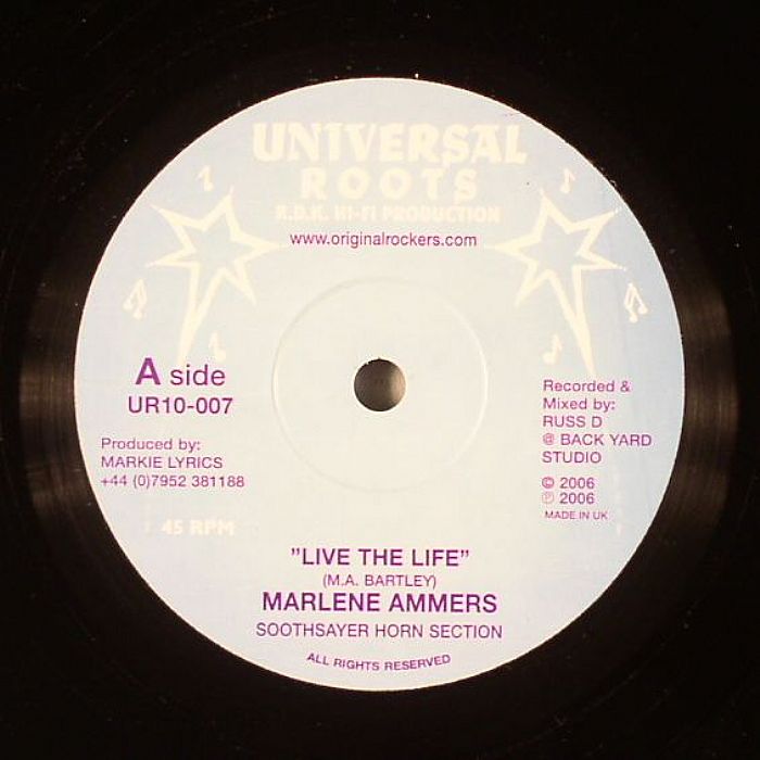 AMMERS, Marlene/RDK meets DISCIPLES - Live The Life
