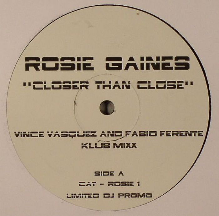 VASQUEZ, Vince /FABIO FERENTE - Closer Than Close (2006 mixes)