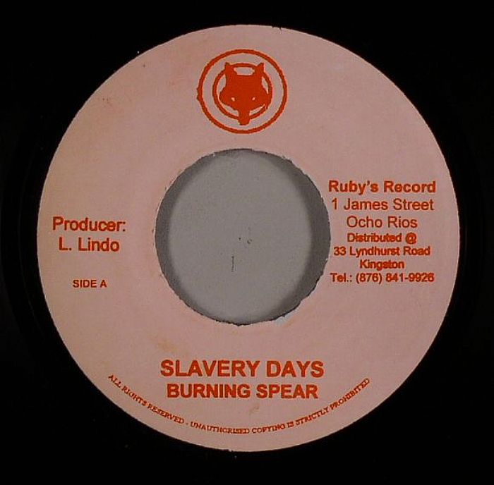 BURNING SPEAR - Slavery Days (Riddim)