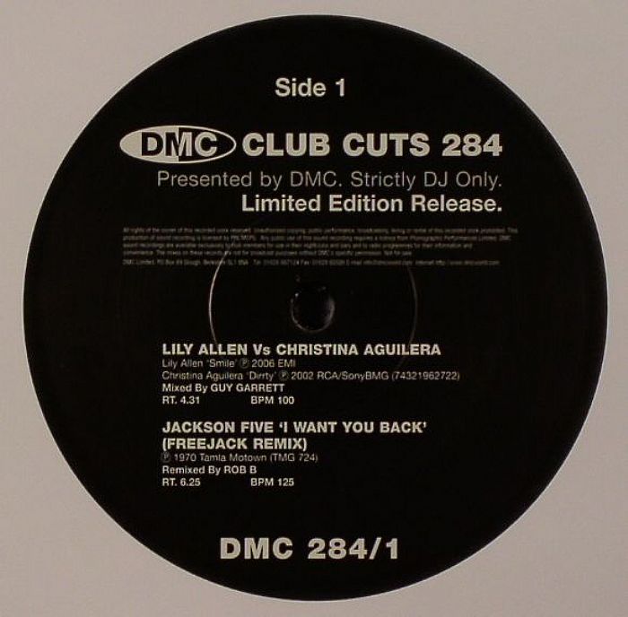 ALLEN, Lily vs CHRISTINA AGUILERA/JACKSON FIVE/ANTHONY WHITE - Club Cuts 284 (For Working DJs Only)