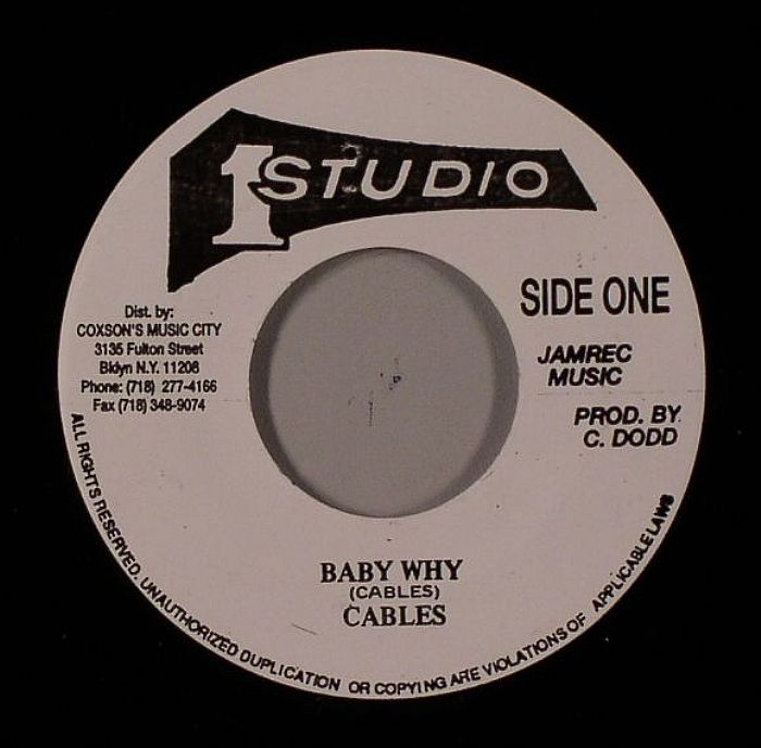 CABLES/SOUND DIMENSION BAND - Baby Why