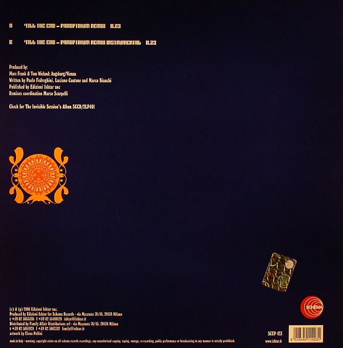 INVISIBLE SESSION, The - Till The End (Panoptikum remixes)