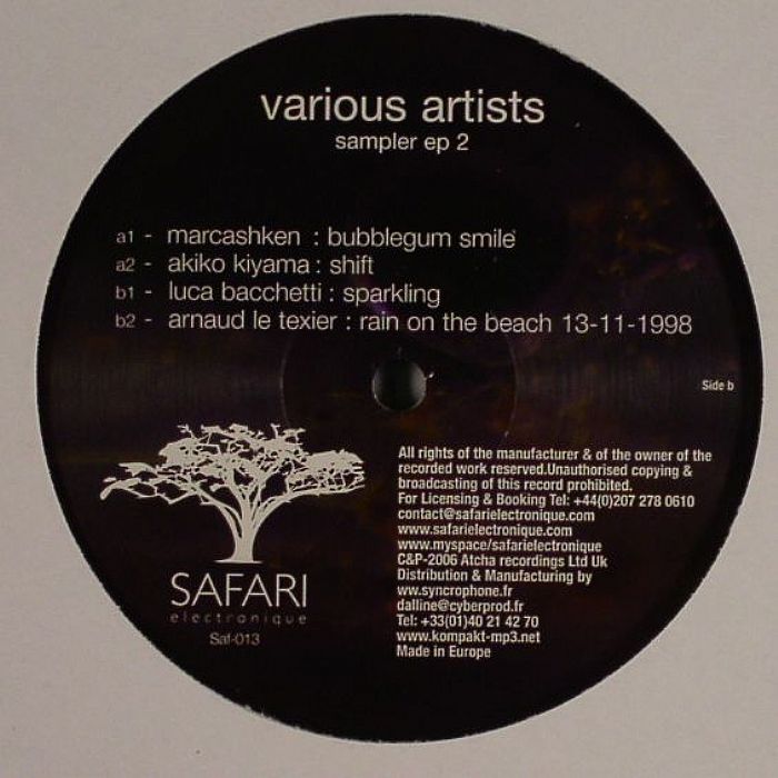 ASHKEN, Marc/AKIKO KIYAMA/LUCA BACHETTI/ARNAUD LE TEXIER - Sampler EP 2