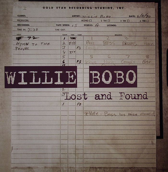 WILLIE BOBO - Lost & Found