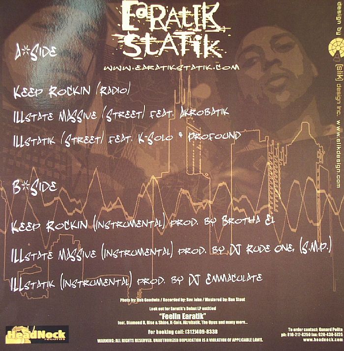 EARATIK STATIK - Keep Rockin