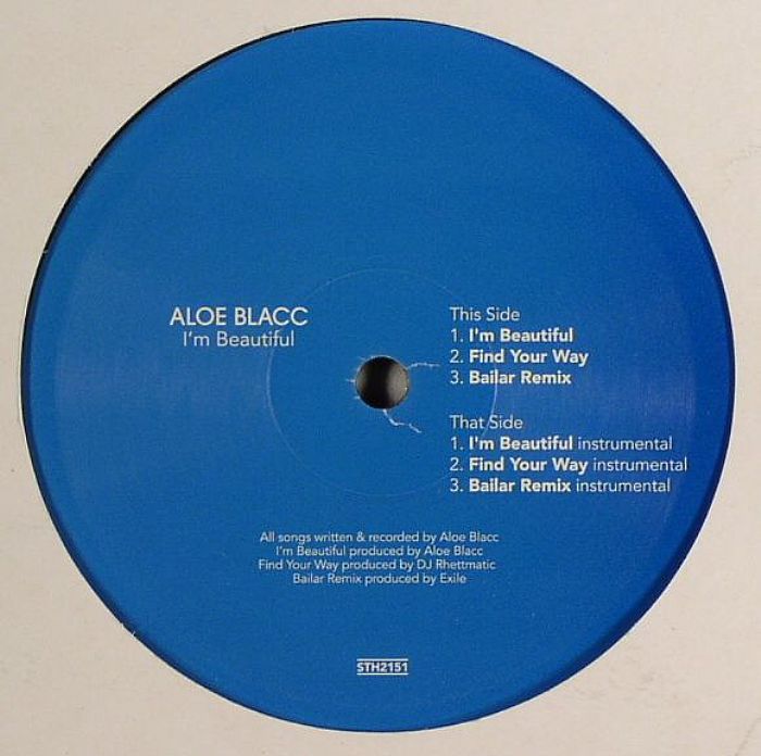 Aloe Blacc – I'm Beautiful vinyl cover