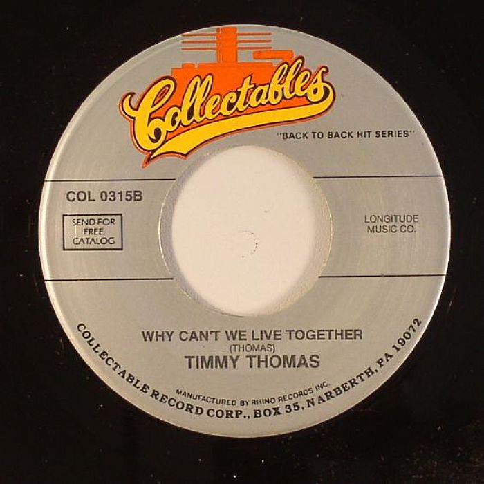THOMAS, Timmy/LATIMORE - Why Can't We Live Together