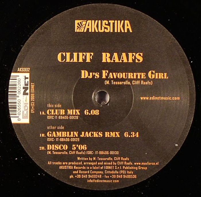 RAAFS, Cliff - DJ's Favourite Girl