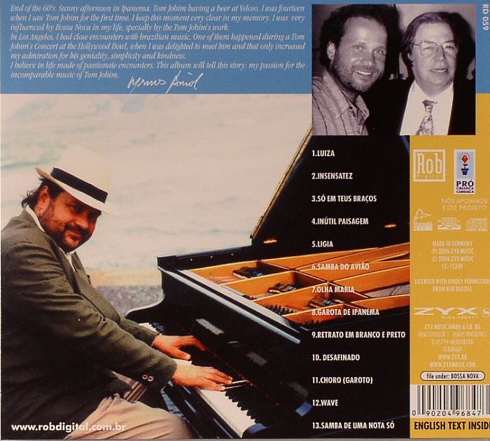 JOBIM, Tom/MARCOS ARIEL - Piano Com