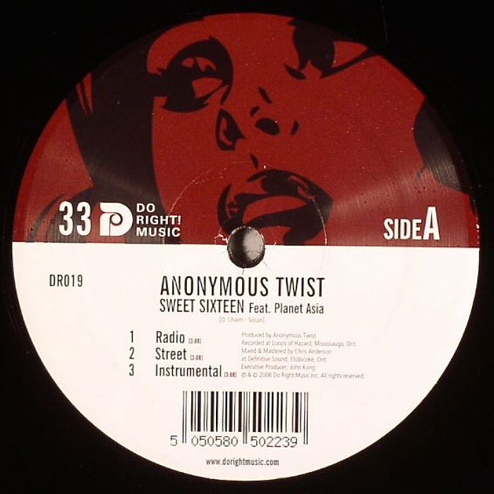 ANONYMOUS TWIST feat PLANET ASIA - Sweet 16