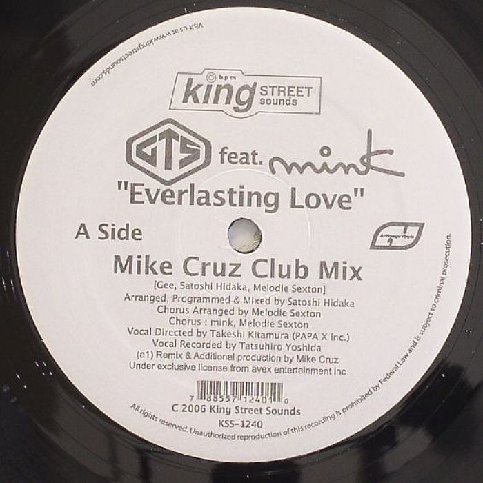 Gts | Mink – Everlasting Love vinyl cover