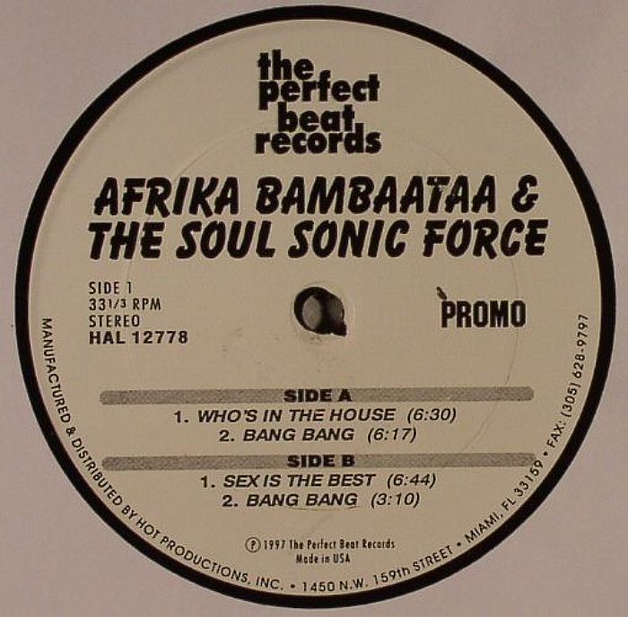BAMBAATAA, Afrika/THE SOULSONIC FORCE - Rock The House EP (warehouse find)