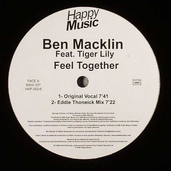 MACKLIN, Ben feat TIGER LILY - Feel Together