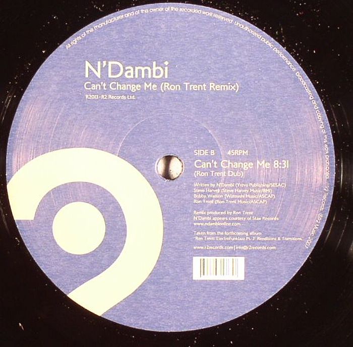 N'DAMBI - Can't Change Me (Ron Trent remix)
