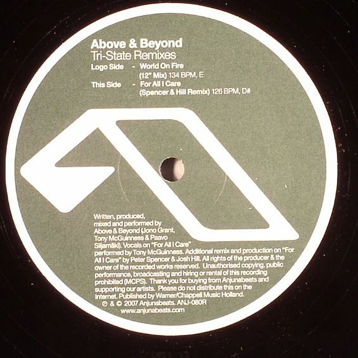 ABOVE & BEYOND - Tri State (remixes)