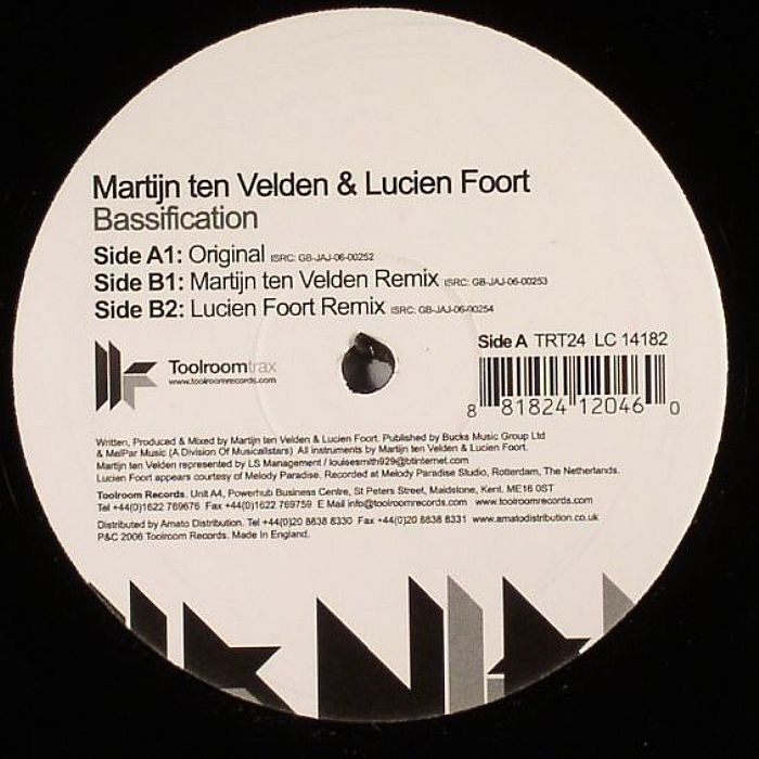 TEN VELDEN, Martijn/LUCIEN FOORT - Bassification