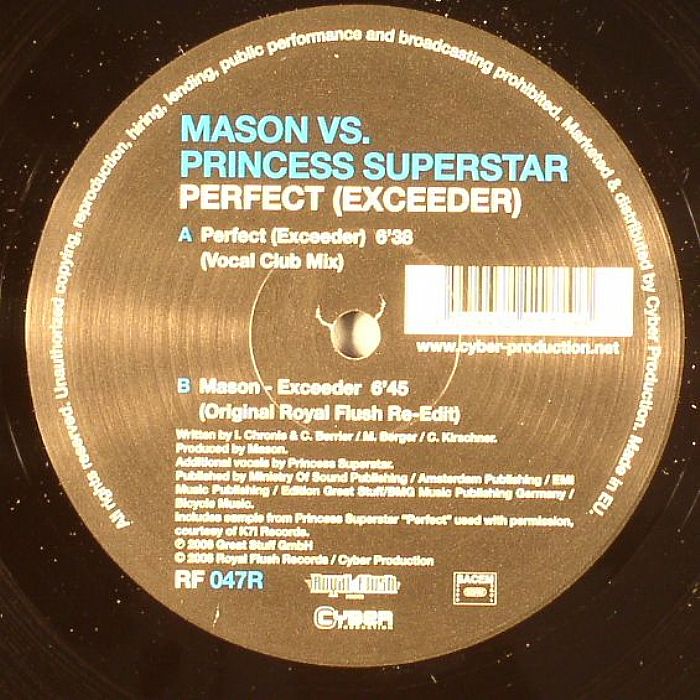 Mason Vs Princess Superstar Perfect Exceeder Original Mix