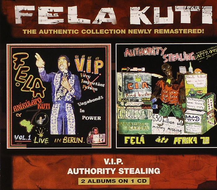 KUTI, Fela - VIP/Authority Stealing (2 albums on 1 CD)