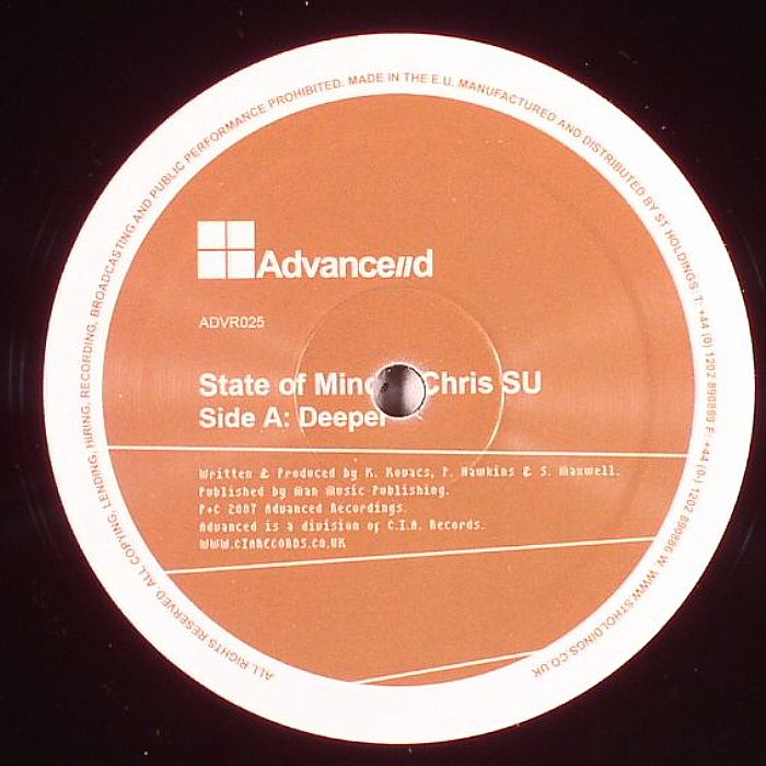 STATE OF MIND/CHRIS SU/TACTILE - Deeper