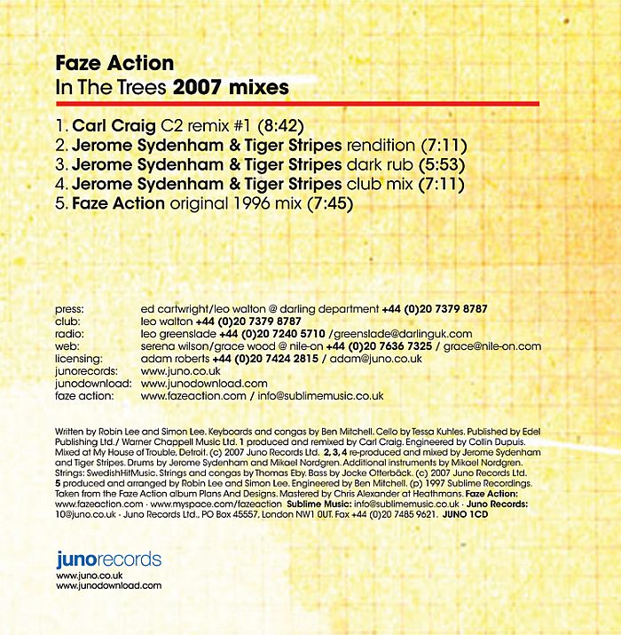 FAZE ACTION - In The Trees (remixes)