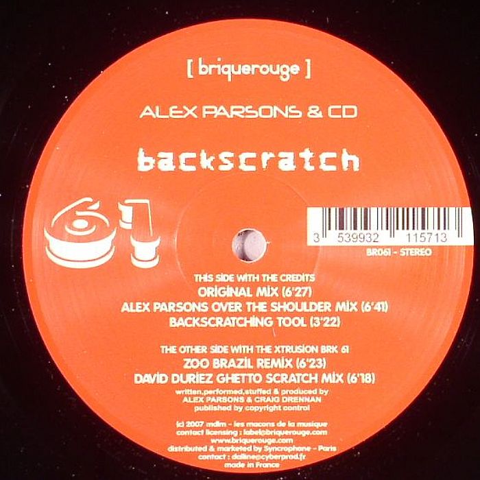 PARSONS, Alex - Backscratch