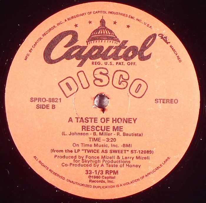 A TASTE OF HONEY - Boogie Oogie Oogie