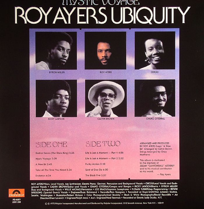 roy ayers ubiquity / mystic voyage US盤 Roy Ayers Ubiquity – Mystic Voyage – Vinyl (All Disc Press