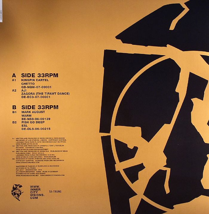KINGPIN CARTEL/AJI/MARK AUGUST/FISH GO DEEP - Secret Weapons EP Part One