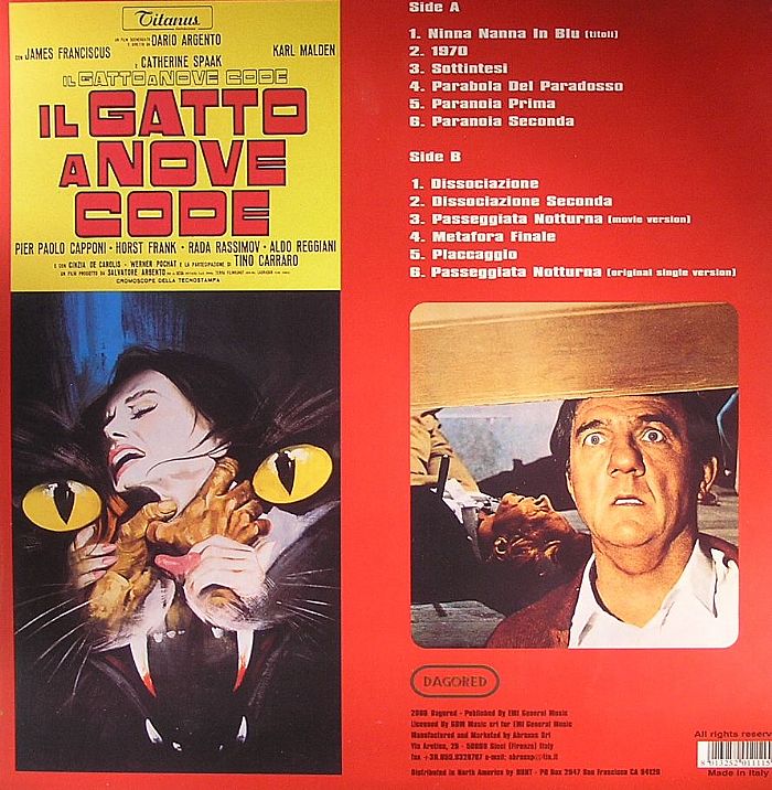 MORRICONE, Ennio - Il Gatto A Nove Code: Original Motion Picture Soundtrack