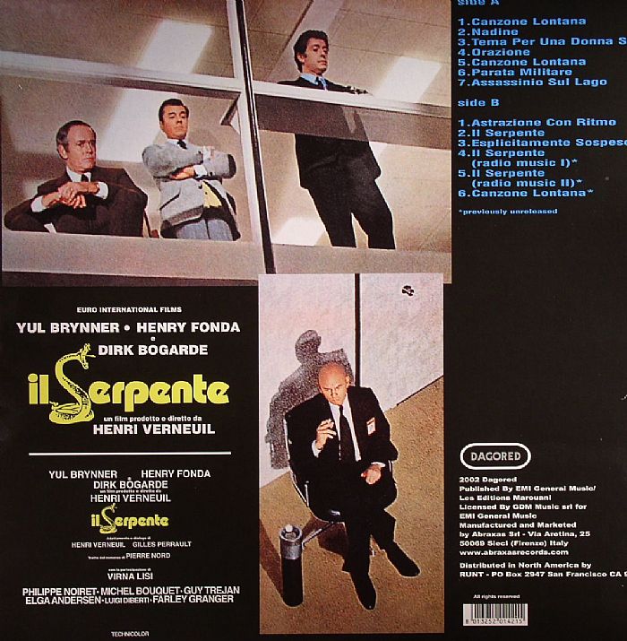 MORRICONE, Ennio - Il Serpente: Original Motion Picture Soundtrack