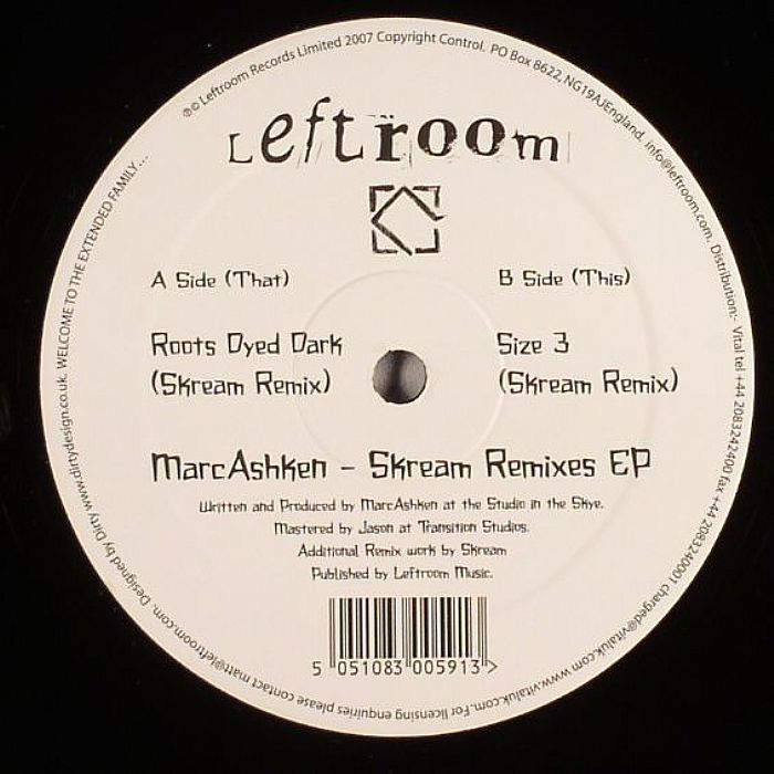 ASHKEN, Marc - Skream Remixes EP