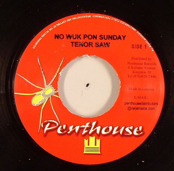TENOR SAW - No Wuk Pon Sunday (One Dance Won't Do Riddim)
