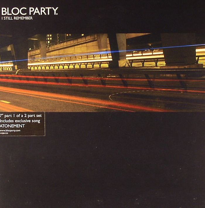 Bloc Party – I Still Remember vinyl cover