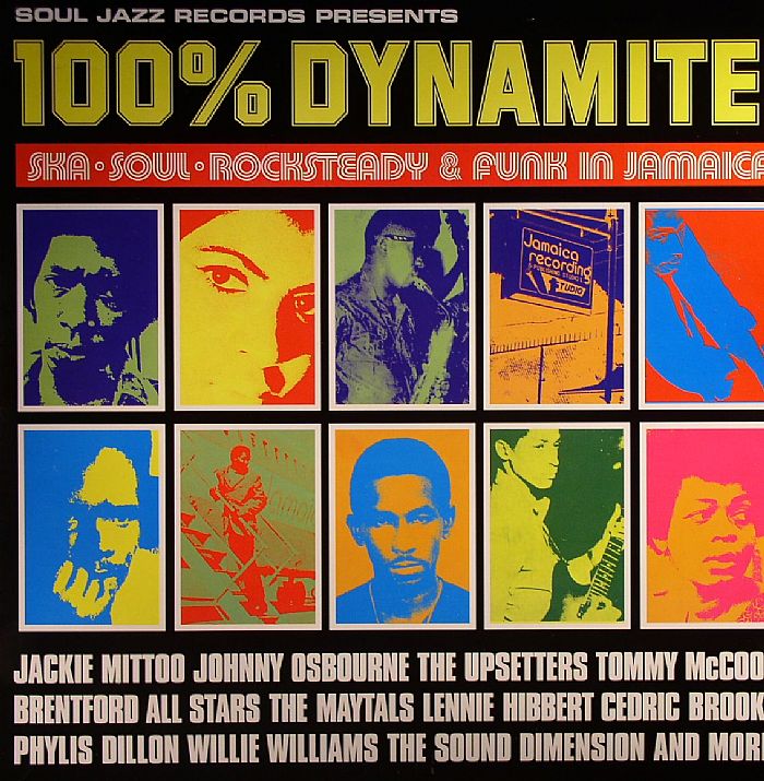 VARIOUS - 100% Dynamite: Ska Soul Rock Steady Funk & Dub In Jamaica