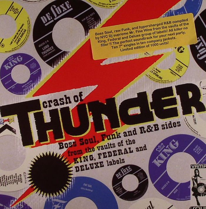 VARIOUS - Crash Of Thunder: Boss Soul Funk & R&B Sides From The Vaults Of King, Federal and Deluxe