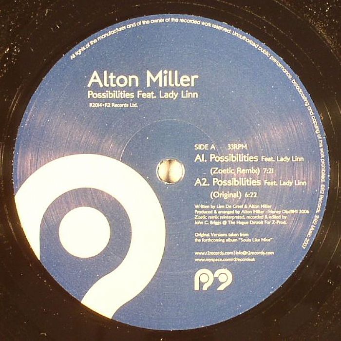 MILLER, Alton feat LADY LINN - Possibilities
