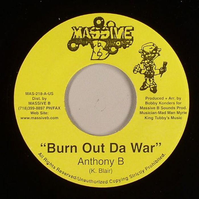 ANTHONY B/STEVE MACHET - Burn Out Da War (Tempo Riddim)