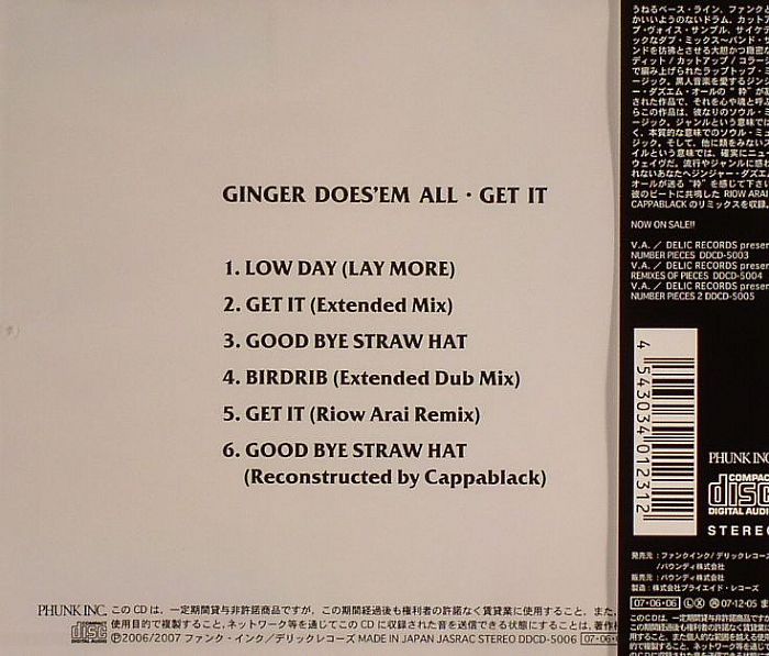 GINGER DOES' EM ALL - Get It